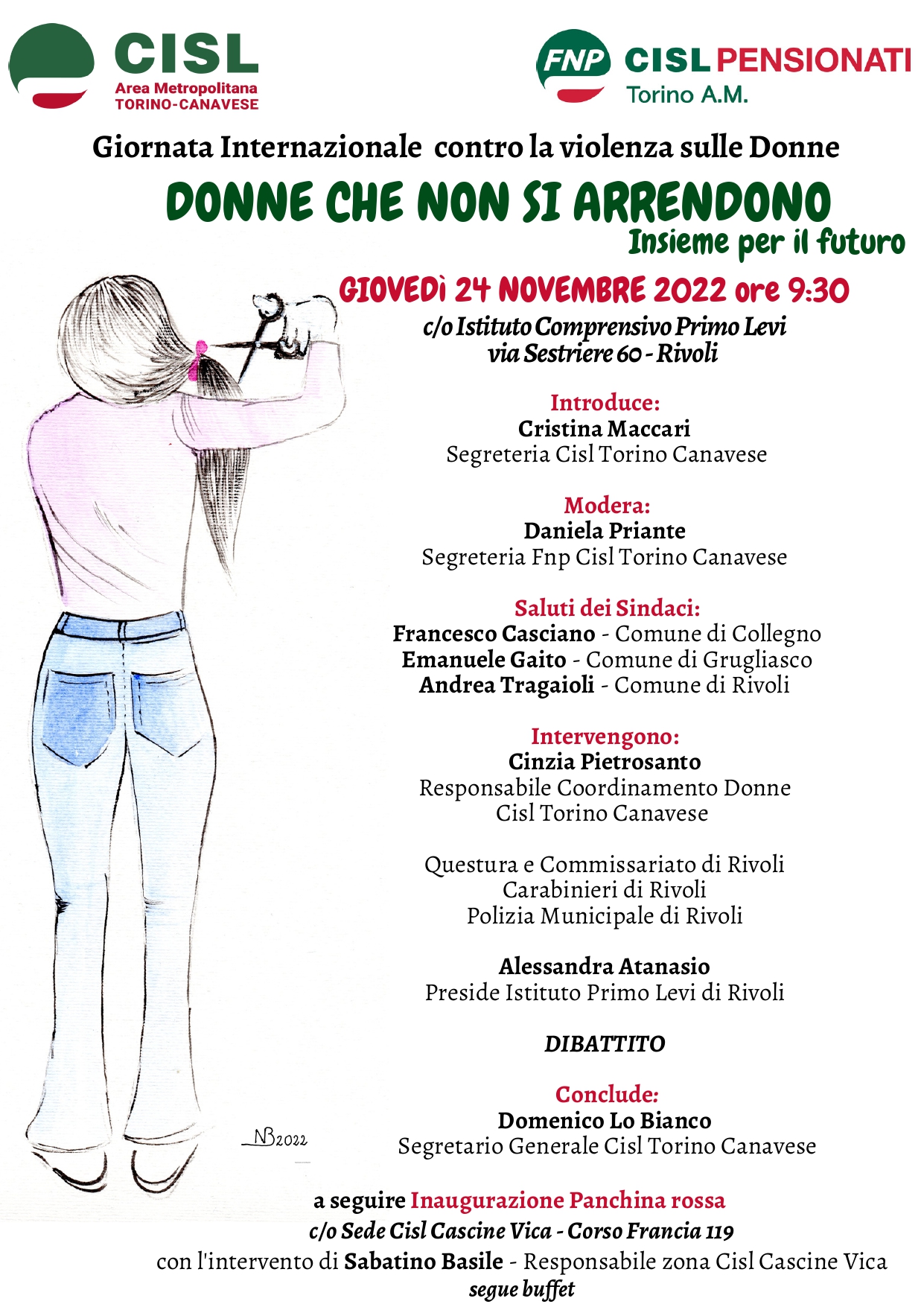 DONNE CHE NON SI ARRENDONO, INSIEME PER IL FUTURO